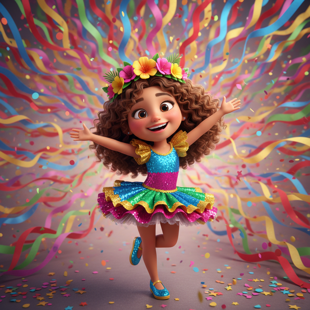 Brazilian girl at carnival